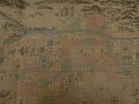 5　京都市全図　名所独案内　両面印刷　約40×54.5cm