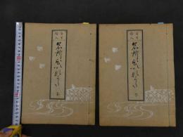 53　百首歌入　名所ひいながた　上下巻全2冊