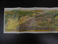 １３　奈良　　戦前　鳥瞰図・案内　両面印刷　約14.5ｃｍ～46.5ｃｍ　古地図　古文書