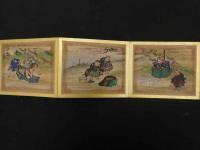 6　8　御殿より御持込筋　御慰昔咄　花鳥帖　絹本着色　約９×１１㎝・6.5×８㎝　各16図・本箱入　