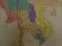 ６　８　暹羅紀行　明治期刊　銅板地図5図　綴込み　１帙　