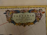 ６　８　アジア図　フレデリック・デ・ウィット　1680年頃　銅板手彩色約48×58㎝　