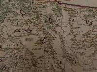 ６　８　アジア図　フレデリック・デ・ウィット　1680年頃　銅板手彩色約48×58㎝　