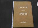 １３　LYRIC　CARD　CHRISTMAS　CARD　NEW　YEAR　CARD　見本帳　２８８種　貼付　カード　古文書