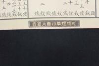 5３　戦前　ポスター　煙草定価表　札幌煙草小売人組合　約25.5×52㎝　刷物　古文書