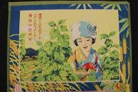 5３　戦前　ポスター　1931年　イーゲー染料工業株式会社　ハーアーレンス継続社農事部　約53×38㎝　刷物　肥料　古文書