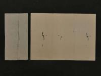 8３　狂歌・俳諧刷物　絵師不明　柳の木　木版彩色刷　約20×28cm　袋付　木版画　摺物　古文書