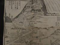 ３　5　丸亀ヨリ金毘羅善通寺彌谷寺　道案内図　原田屋　木版刷　約35×63cm