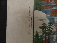 ３　5　大日本日光山名所之図　高村久三郎　明治30年　銅板刷　約31×46.5cm