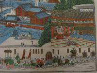 ３　5　大日本日光山名所之図　高村久三郎　明治30年　銅板刷　約31×46.5cm