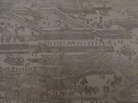 ３　８　大和国多武峯　談山神社之図　速水春暁原画　四方春翠画　幕末～明治期　銅版刷　約37×45cm　