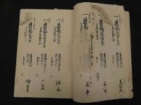 ６　８　小豆島池田村　古文書４点　絵図２点　１括　江戸期　