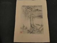 ６　８　奥の細道画冊　小杉未醒（放庵）　春陽堂　木版図版　４７葉揃　解説付　