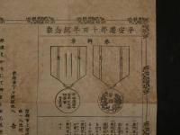 8　2  平安遷都千百年記念祭　京都市岡崎町記念祭協賛会　京都市上京区今出川通知恵光院　吉田六平衛