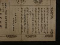 8　2  平安遷都千百年記念祭　京都市岡崎町記念祭協賛会　京都市上京区今出川通知恵光院　吉田六平衛
