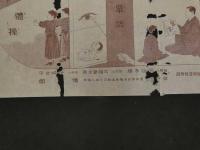 8　戦前　すごろく　2枚　平和すごろく　明治少年雙六　古文書