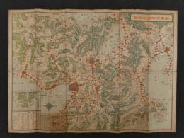 8　8　新案名所旅行地図　大新版　約39×52cm　