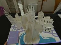 ４　２　海外絵本　仕掛け本　AMERICA the Beautiful　Robert SABUDA　LITTLE SIMON　英文　洋書　児童書