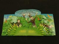 ２　海外絵本　仕掛け本　MONKEY BUSINESS　Paul STICKLAND　　RAGGED BEARS　初版　英文　洋書　児童書