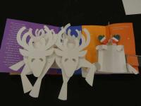 ２　海外絵本　仕掛け本　The Night Before Christmas　Clement Clarke MOORE & Robert SABUDA　LITTLE SIMON　英文　洋書　児童書