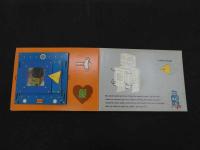 ２　海外絵本　仕掛け本　MY LITTLE BLUE ROBOT　Stephen T. JOHNSON　英文　洋書　児童書