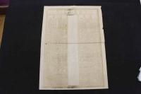 5　5　引札　略歴　明治45年　呉服太物雑貨　梓村(長野県)丸田　大丸屋商店　石版刷　約51×37㎝