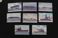 5　5　絵葉書　絵はがき　最新式二色版　帝国艦船大観　全32枚