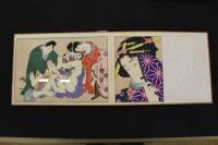 4　5　か寿美純　春画　木版彩色　11＋2図　１帖