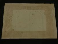 4　5　引札　引き札　御召染物調進所　彦根伝馬町　澤田豊吉　石版２色刷　約26x37.5cm