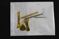 5　5　小児鍼　小児針　6種セット　ステンレスケース入　昭和期の重厚な作りです。