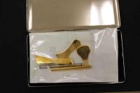 5　5　小児鍼　小児針　6種セット　ステンレスケース入　昭和期の重厚な作りです。