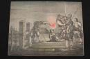 ４　5　捕獲寸前（仮題）出版者・出版年不明　石版色刷　約27ｘ36㎝