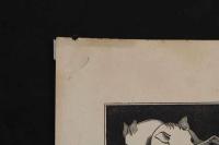 ４　5　福之神　本郷廣　出版年読み取り不可　石版色刷　約36.7ｘ46.8㎝