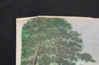 ４　5　武士の図（仮題）出版者・出版年不明　石版色刷　約27.5ｘ36.5㎝