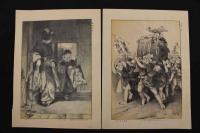 ４　5　子供の遊び（仮題）東京日本堂製　石版淡色刷　約19.5ｘ26㎝　12枚