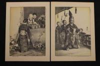 ４　5　子供の遊び（仮題）東京日本堂製　石版淡色刷　約19.5ｘ26㎝　12枚