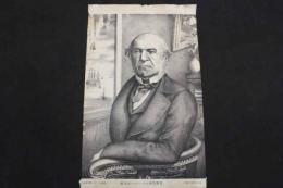 ４　5　英国英雄グラッドストン氏肖像　出版者・出版年不明　石版刷　約38.5ｘ24㎝