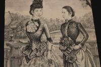 ４　5　貴婦人（仮題）　出版者・出版年不明　石版刷　約38.5ｘ26.5㎝