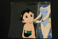 ６　5　セル画　鉄腕アトム　背景付き