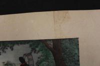 ８　６　楠公鳳輦奉迎之図　清水三寿　明治18年　石版色刷　明治　石版画