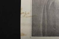 ８　６　印度霊智学会長オルコット氏肖像　河合偉次郎　明治23年　石版刷　明治　石版画