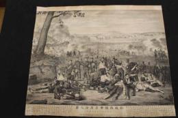 ６　5　於戦地繃帯自用法之図　石版刷約39×47㎝