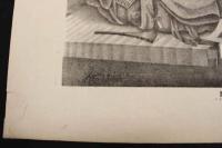 ６　5　重盛清盛ェ諌言之図　出版者・出版年読み取り不可　石版刷約36.5×47㎝