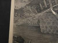 5　5　阿新丸仇を執逃出之図　出版者・出版年・判別不可　石版刷　約30.5×40㎝