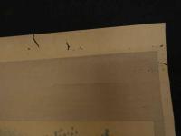 ６　5　真作　富田渓仙画　大近松全集より　一心五戒魂の文覚　彫刻・山岸主計　手擦・西村熊吉　木版彩色色刷　４５×２８㎝　