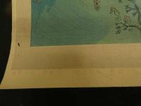 ６　5　真作　中沢弘光画　大近松全集より　松風林雨東帯鐘の松風　彫刻・山岸主計　手擦・西村熊吉　木版彩色刷約４６×２８，５㎝