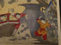 ６　5　幼児救明友　石版色刷　約32×40.8㎝