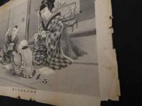 ６　5　姉妹家庭教訓之図　石版　約３４×４５㎝