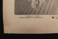 5　5　童子愛狆之図　清水市郎　石版刷　約49.5×37.5㎝