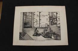 5　5　紫式部幼少の時学文？好む図　石版刷　約38×48㎝